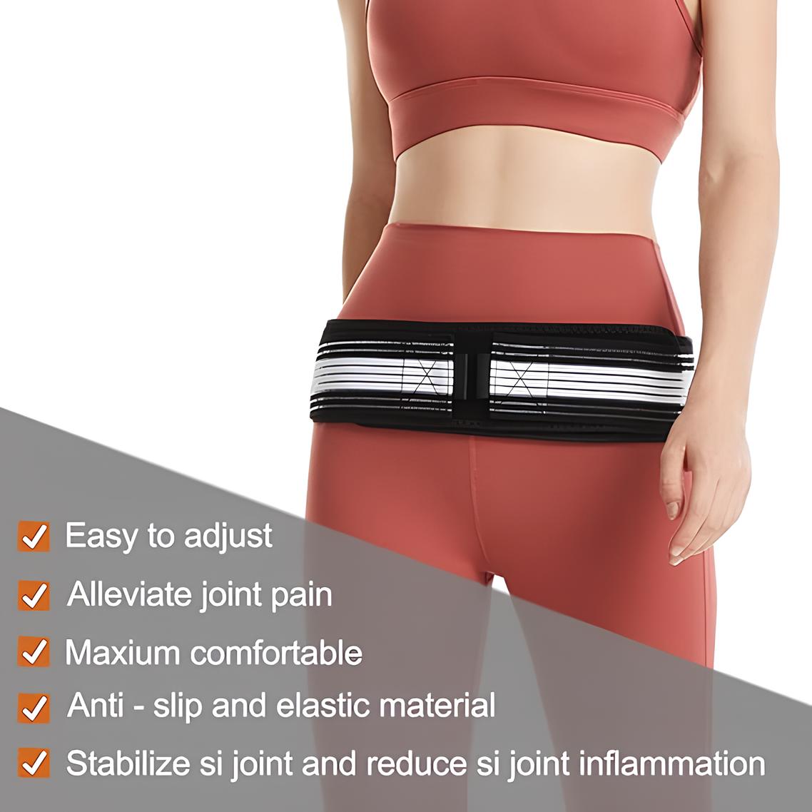 SI Joint Hip Belt for Sciatica & Lower Back Pain Relief
